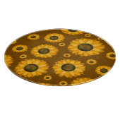 Planche À Découper Motif de tournesol doré (Coin)