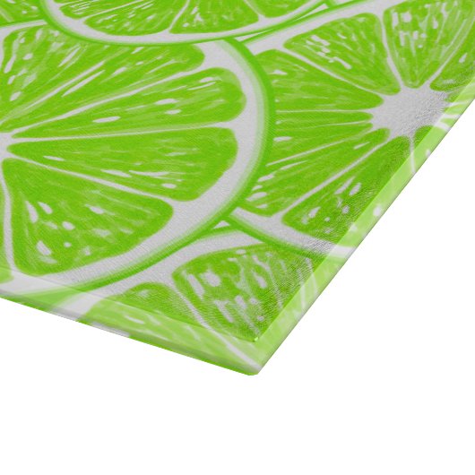 Planche À Découper Motif de tranches de chaux (Coin)