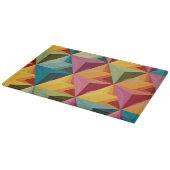 Planche À Découper Motif de triangle géométrique gras (Coin)