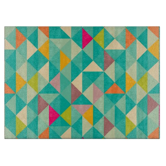 Planche À Découper Motif de triangles (Devant)