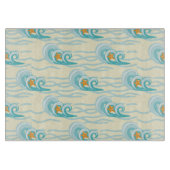 Planche À Découper Motif de vagues mou (Devant)