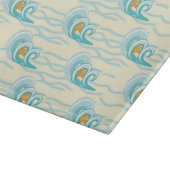 Planche À Découper Motif de vagues mou (Coin)