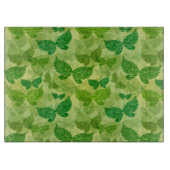 Planche À Découper Motif de vert de ressort (Devant)