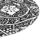 Planche À Découper Motif de vigne de raisin noir et blanc de William (Coin)