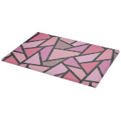 Planche À Découper Motif de vitrail aux nuances de corail (Coin)