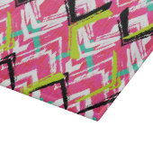 Planche À Découper Motif de zag de Zig rose-main (Coin)
