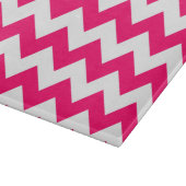 Planche À Découper Motif de Zigzag rose vif (Coin)