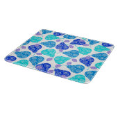 Planche À Découper Motif décoratif bleu clair (Coin)