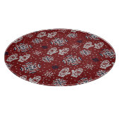 Planche À Découper Motif décoratif de Noël d'hiver (Coin)