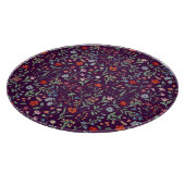 Planche À Découper Motif décorative fleurie sans couture. (Coin)