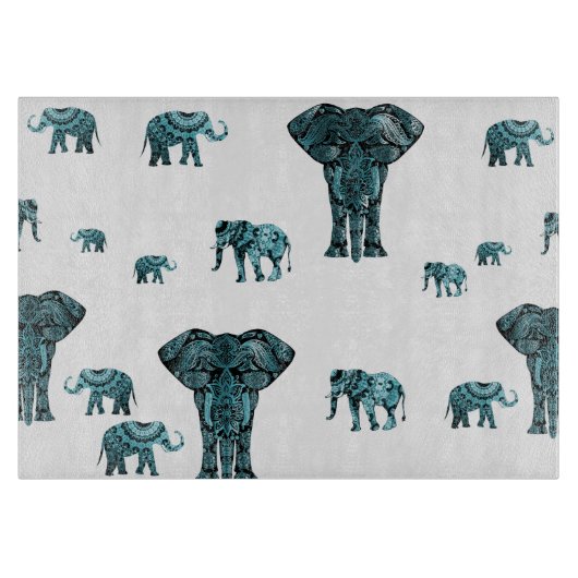 Planche À Découper Motif d'éléphant (Devant)