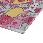 Planche À Découper Motif d'enfant de Kawaii avec des griffonnages (Coin)