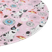 Planche À Découper motif des chats et des fleurs (Coin)