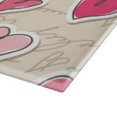 Planche À Découper Motif des coeurs (Coin)