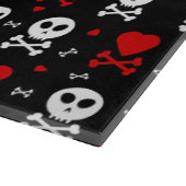 Planche À Découper Motif des crânes d'effroi (Coin)