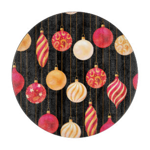 Planche À Découper Motif des décorations de Noël festives