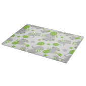 Planche À Découper Motif Des Eléphants, Eléphants Mignons - Grey Vert (Coin)