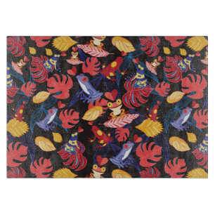 Planche À Découper Motif des grenouilles d'amants