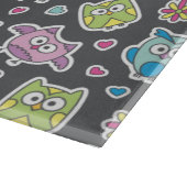 Planche À Découper motif des hiboux de bande dessinée (Coin)