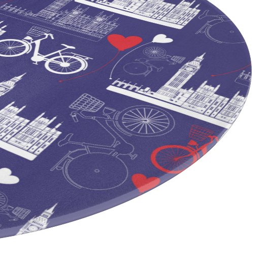 Planche À Découper Motif des monuments de Londres (Coin)