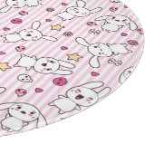 Planche À Découper motif des rayures kawaii (Coin)