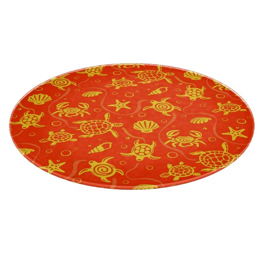 Planche À Découper Motif des tortues (Coin)