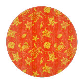 Planche À Découper Motif des tortues (Devant)