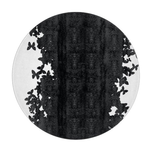 Planche À Découper Motif d'essaim de papillon (Devant)