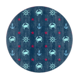 Planche À Découper Motif d'étoile nautique