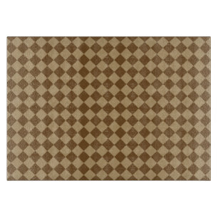 Planche À Découper Motif diamant combiné Brown par STaylor