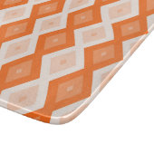 Planche À Découper Motif diamant orange (Coin)
