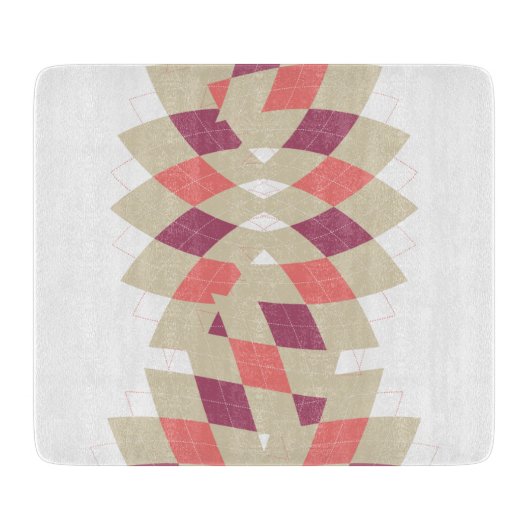 Planche À Découper Motif Diamond Swirl (Devant)