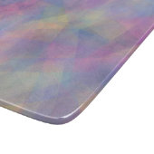 Planche À Découper Motif d'illusion abstrait coloré (Coin)