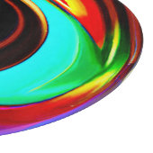 Planche À Découper Motif d'Imaginaire Spiral Vibrant (Coin)