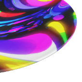 Planche À Découper Motif d'Imaginaire Spiral Vibrant (Coin)