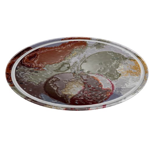 Planche À Découper Motif Dimensionnel Fruit (Coin)