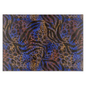 Planche À Découper Motif d'impression Leopard et Zebra (Devant)