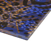 Planche À Découper Motif d'impression Leopard et Zebra (Coin)