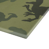 Planche À Découper Motif Dinosaure, Silhouette Dinosaure, Dino Vert (Coin)