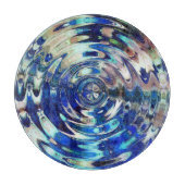 Planche À Découper Motif d'ondulation d'élément de l'EAU (Devant)