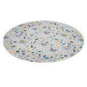 Planche À Découper Motif Doodle Alpaca (Coin)