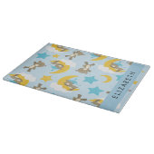 Planche À Découper Motif D'Ours, Nounours, Étoiles, Votre Nom (Coin)