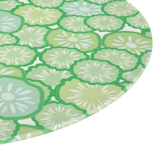 Planche À Découper Motif drôle de concombre (Coin)