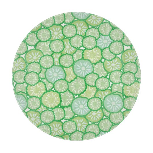 Planche À Découper Motif drôle de concombre (Devant)