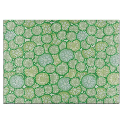 Planche À Découper Motif drôle de concombre (Devant)