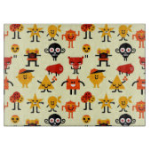 Planche À Découper Motif drôle de monstres (Devant)