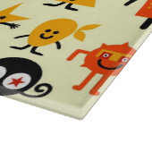 Planche À Découper Motif drôle de monstres (Coin)