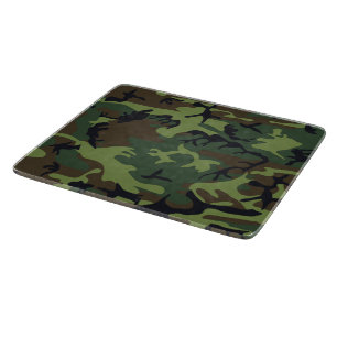 Planche À Découper Motif du Camouflage Vert, Motif militaire, Armée