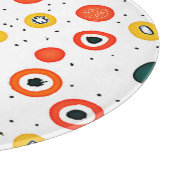 Planche À Découper Motif du cercle de points de jeu (Coin)