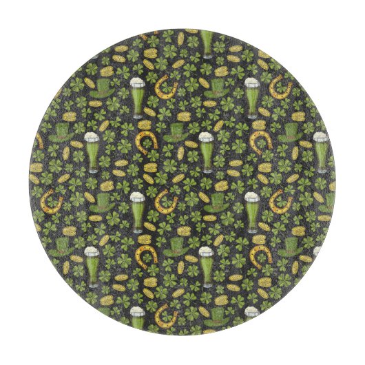 Planche À Découper Motif du jour de St Patrick (Devant)